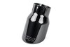 Double-Walled 3.5" Slash-Cut Tips (Diamond Black) - Set of 2 - image 3