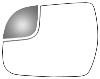 3986 SIDE VIEW MIRROR - image 1