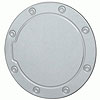 Fuel Door Cover Triple Chrome Plated ABS - image 1