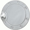 Fuel Door Cover Triple Chrome Plated ABS - image 1