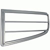 Head Lamp Bezel Triple Chrome Plated ABS - image 1