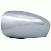 Door Mirror Cover ABS Chrome Plated Plastic Fits Black Mirrors - image 1