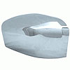 Door Mirror Cover ABS Chrome Plated Plastic - image 1