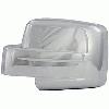 Door Mirror Cover ABS Chrome Plated Plastic - image 1