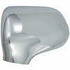 Door Mirror Cover ABS Chrome Plated Plastic Top Half - image 1
