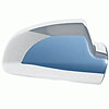 Door Mirror Cover ABS Chrome Plated Plastic - image 1