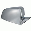 Door Mirror Cover ABS Chrome Plated Plastic Top Half - image 1