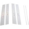 2000-2005 Cadillac Deville 6 Piece SS Pillar Post Covers - image 1