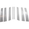 2007-2014 Ford Edge 8 Piece SS Pillar Post Covers - image 1