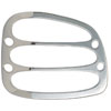 Tail Lamp Bezel Triple Chrome Plated ABS Pair - image 1