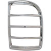 Tail Lamp Bezel Triple Chrome Plated ABS Pair - image 1