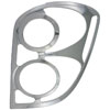 Tail Lamp Bezel Triple Chrome Plated ABS Pair - image 1