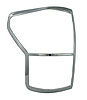 Tail Lamp Bezel Triple Chrome Plated ABS - image 1