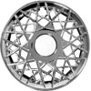 Aftermarket Wheel Cover 16 in. Lace Design Metal Clip Chrome Finish - image 1