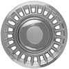 Aftermarket Wheel Cover 15 in. 24 Slots Metal Clip Chrome - image 1