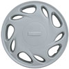 Aftermarket Wheel Cover 15 in. 10 Holes Metal Clip Silver Finish - image 1
