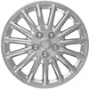 Aftermarket Wheel Cover 16 in. 15 Spokes Metal Clip Chrome Finish - image 1