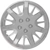 Aftermarket Wheel Cover 16 in. 14 Slots Metal Clip Chrome Finish - image 1
