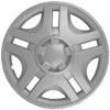 Aftermarket Wheel Cover 15 in. 5 Double Spokes Metal Clip Silver Finish - image 1