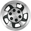 Aftermarket Wheel Cover 17 in. 5 Slots Metal Clip Chrome/Black Finish - image 1