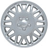 Aftermarket Wheel Cover 15 in. Lace Design Metal Clip Chrome Finish - image 1