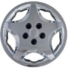 Aftermarket Wheel Cover 14 in. 5 Star Metal Clip Chrome Finish - image 1