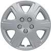 Aftermarket Wheel Cover 15 in. Wheel # 61133 Metal Clip Silver Finish - image 1