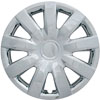 Aftermarket Wheel Cover 15 in. Wheel # 61136 Metal Clip Chrome Finish - image 1