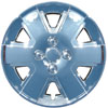 Aftermarket Wheel Cover 15 in. Wheel # 7044 Metal Clip Chrome Finish - image 1