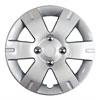 Aftermarket Wheel Cover 16 in. Wheel # 53073 Metal Clip Silver Finish - image 1