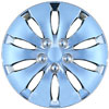 Aftermarket Wheel Cover 16 in. Wheel # 55071 Metal Clip Chrome Finish - image 1
