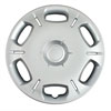 Aftermarket Wheel Cover 16 in. 6 Split Spokes Wheel # 61155 Metal Clip Silver Finish - image 1