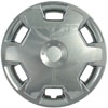 Aftermarket Wheel Cover 15 in. 6 Hole Design Metal Clip Chrome Finish - image 1