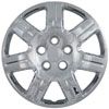 Aftermarket Wheel Cover 16 in. 6 Spokes Wheel # 55069 Bolt-On Clip Chrome Finish - image 1