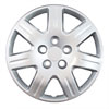 Aftermarket Wheel Cover 16 in. 6 Spokes Wheel # 55069 Bolt-On Clip Silver Finish - image 1