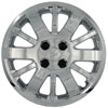 Aftermarket Wheel Cover 15 in. 12 Spokes Bolt-On Clip Chrome Finish - image 1