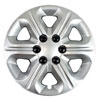 Aftermarket Wheel Cover 17 in. 6 Spokes Wheel # 3284 Bolt-On Clip Silver Finish - image 1