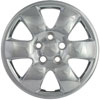 Aftermarket Wheel Cover 16 in. 6 Spokes Wheel # 66017 Bolt-On Clip Chrome Finish - image 1