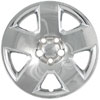 Aftermarket Wheel Cover 17 in. 5 Spokes Wheel # 8032 Bolt-On Clip Chrome Finish - image 1