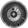 Aftermarket Wheel Cover 15 in. Wire Design Metal Clip Chrome Finish - image 1