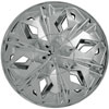 Aftermarket Wheel Cover 14 in. Spinning Metal Clip Chrome Finish - image 1