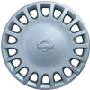 Aftermarket Wheel Cover 13 in. 18 Holes Plastic Clip Silver Finish - image 1