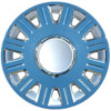 Aftermarket Wheel Cover 16 in. 12 Spokes Bolt-On Clip Chrome Finish - image 1