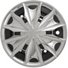Aftermarket Wheel Cover 16 in. 2 Purf. Wheel Covers Plastic Clip Chrome Finish - image 1