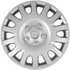 Aftermarket Wheel Cover 16 in. 14 Spokes Plastic Clip Chrome Finish - image 1