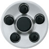 Replica Center Caps Wheel # 6553 Silver Center - image 1