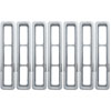 Grille Overlay 7 pc. Triple Chrome Plated ABS Snap-In - image 1