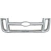 Grille Overlay 1 pc. Triple Chrome Plated ABS w/Two Sided Tape - image 1