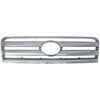 Grille Overlay 1 pc. Triple Chrome Plated ABS Snap-In - image 1
