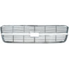 Grille Overlay 2 pc. Triple Chrome Plated ABS Snap-In - image 1